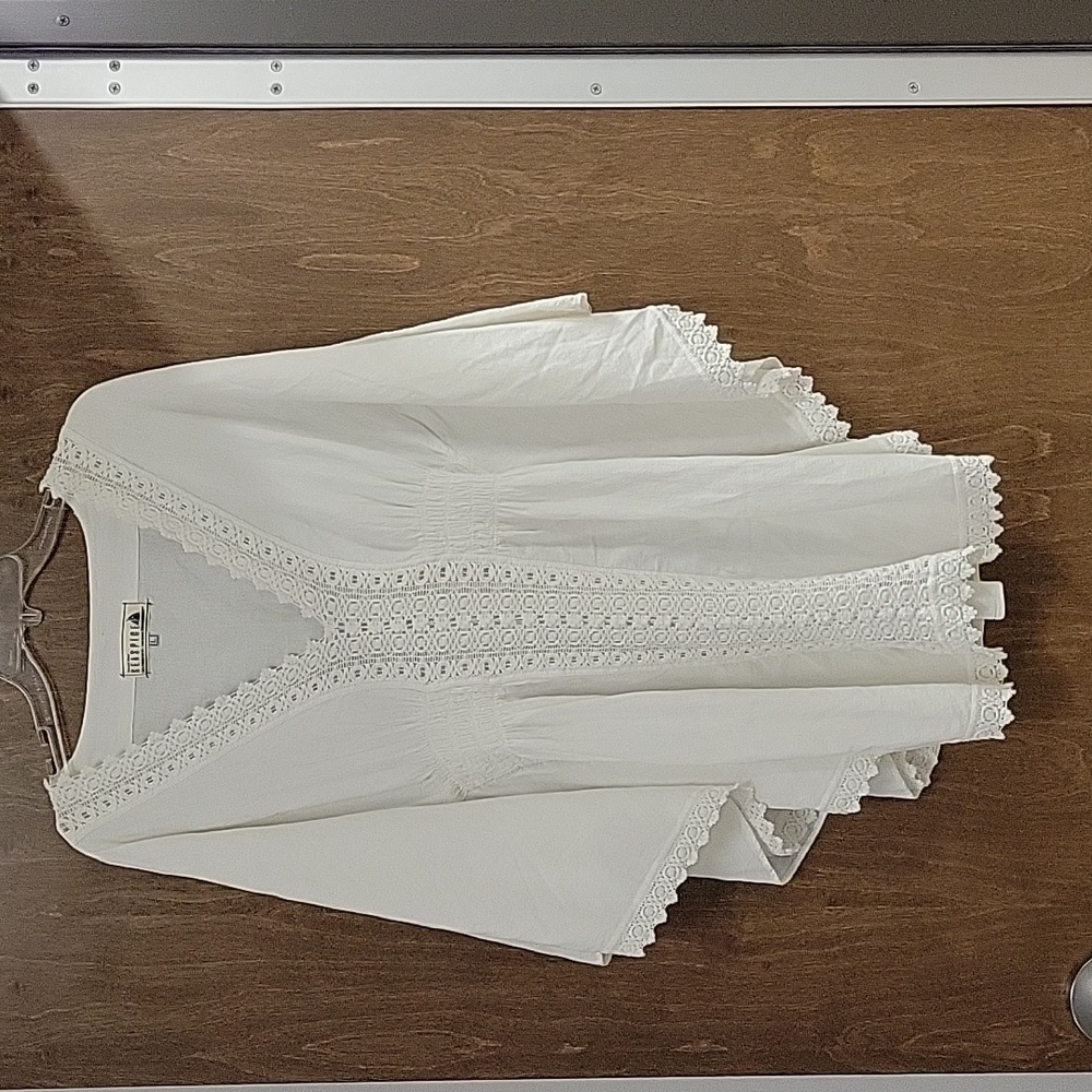 White cotton dress
